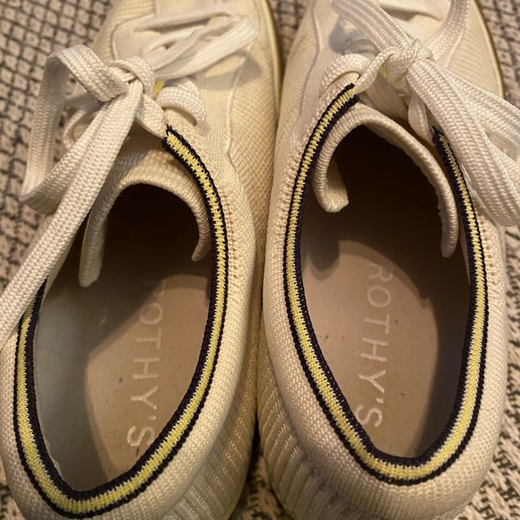 Rothy’s “vanilla” colored knit sneakers - Picture 2 of 5